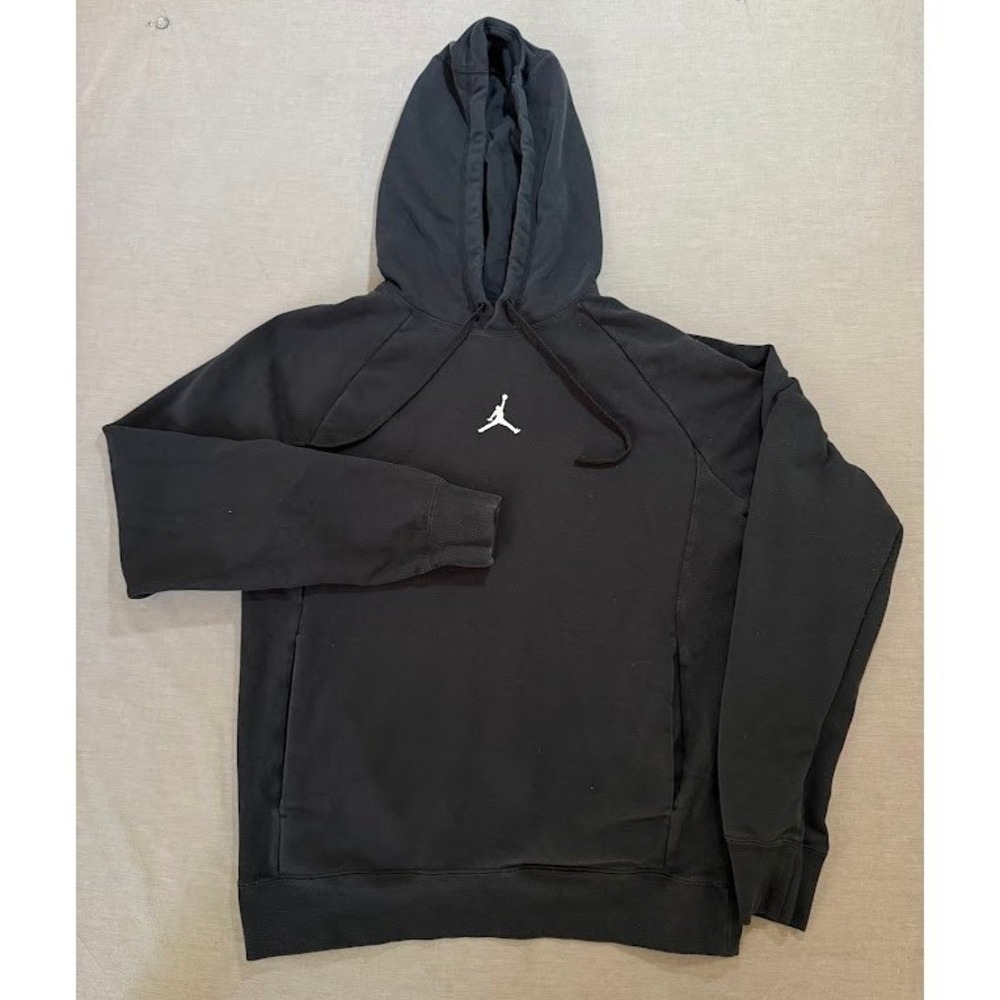 Jordan Jumpman Hoodie Black Pullover Athletic Sweatshirt Men's Size‎ Small